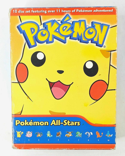 Pokémon All-stars Antología 10 Cds 2007 Rtrmx Nr 
