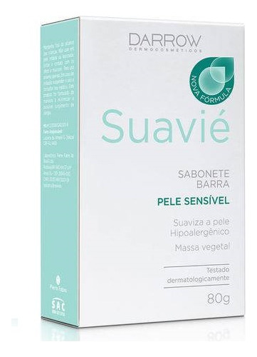 Darrow Suavié Sabonete Barra 80g