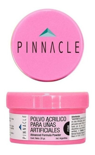 Polvo Acrilico Polimero Para Uñas Pinnacle X20g (rosa)