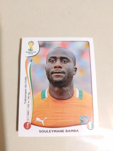 Figurita Mundial Brasil 2014 Souleymane Bamba #227