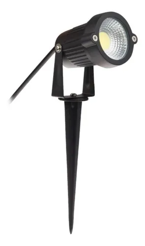 comprar Luminaria Espeto Jardim Lâmpada Cob Led 7w 3000k Promoção