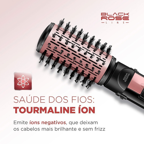 Escova Rotativa Black Rose Line Mondial Er-10 Mondial 220v