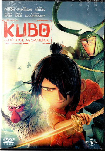 Kubo Y La Búsqueda Samurai - Dvd Nuevo Orig Cerrado - Mcbmi