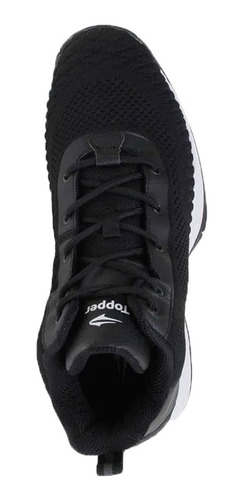 Imagen 3 de 6 de Zapatillas Topper Basquet Hombre Candun Negro-blanco Cli