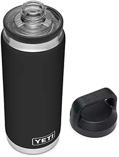 Termo Botella Acero Inoxidable Yeti Rambler 26 Onzas Negro