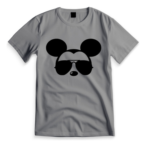 Playera Infantil Adulto Mickey Mouse Con Lentes Cool