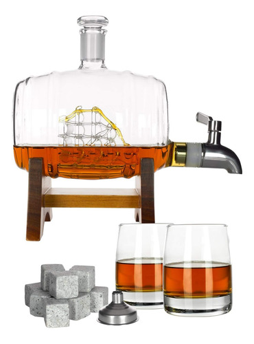 Atterstone Juego De Decantadores De Whisky De Barril,