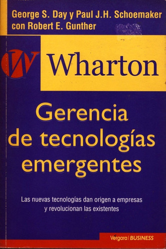 Wharton - Gerencia De Tecnologías Emergentes