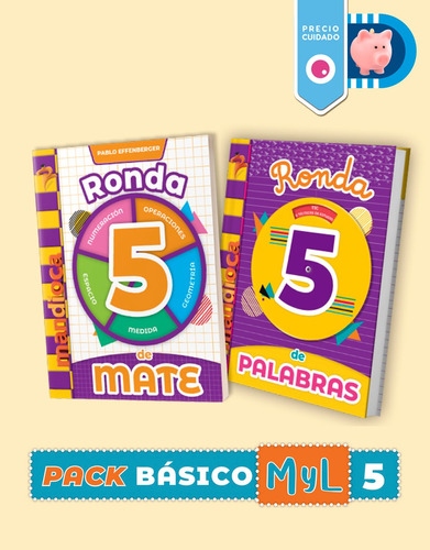 Imagen 1 de 1 de Pack Básico Myl 5 Matemática Y Lengua - Estación Mandioca