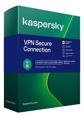 Kaspersky Vpn Secure Connection | 1 Dispositivo - 1 Año