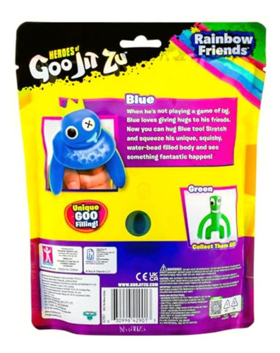 Heroes Of Goo Jit Zu Rainbow Friends Hero Pk Azul