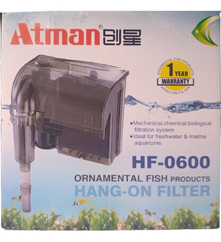 Filtro Externo Atman Hf 0600 Hf 600 110v 198814