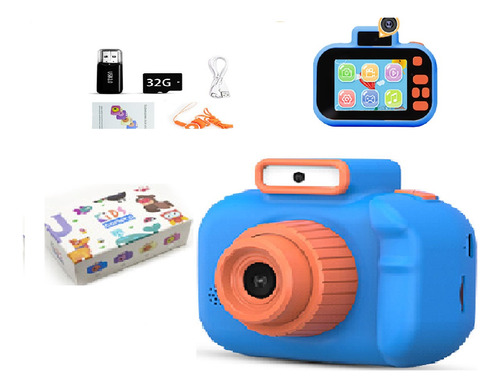 Cámara Digital Para Niños Regalo Jueguete Video C/tarjeta Sd