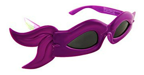 Costume Sunglasses Tmnt Bandana Purple Sun-staches Party Fav