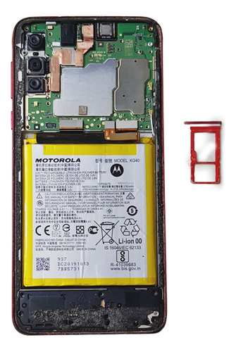 Motorola G8 Play Xt2015 Para Cambio Display O Usar Piezas Rojo (Usado)
