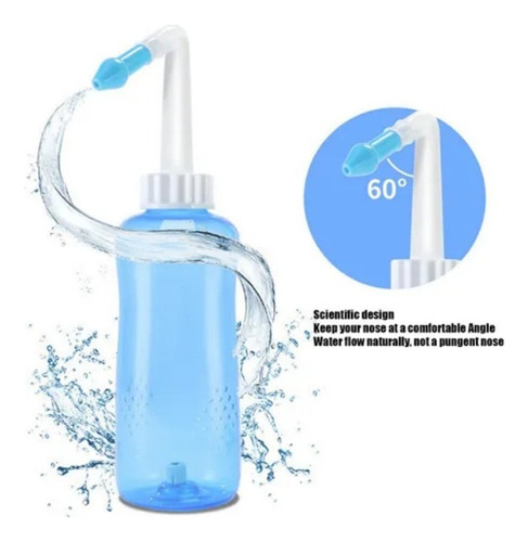 Leve Desinfectante Nasal Limpiador Limpieza Eficiente 500ml Azul