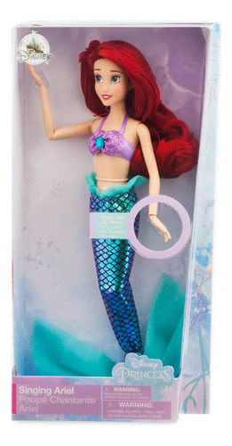 Disney Muñeca Cantarina Ariel La Sirenita Singing