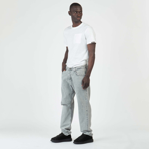 Jean Hombre Kevingston Loose Iv Relaxed Gris Oscuro Grafito