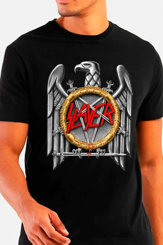 Camiseta - Slayer Silver Eagle - Banda Rock