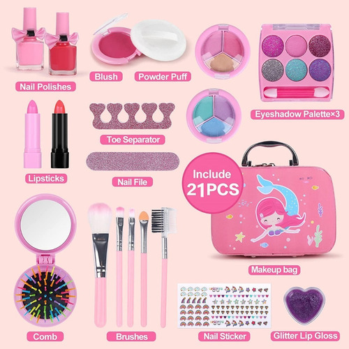 Juegos De Juguetes De Maquillaje De Niña Lavable