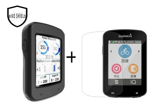Imagen 1 de 4 de Funda Protectora + Vidrio Templado Para Garmin Edge 820