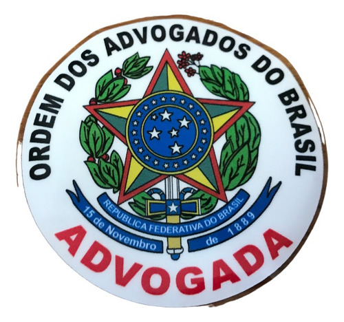 Dois Adesivos Advogada Redondo Para Vidro Do Carro Fr Grátis