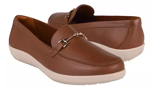 Zapato Casual Hombre Café Piel Flexi 02503684