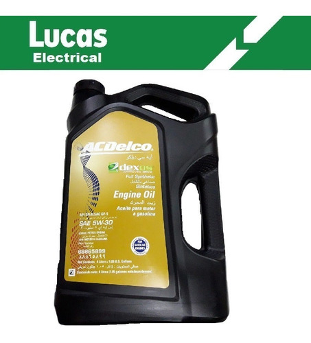 Aceite/lubricante Acdelco Sintetico 5w30 4l