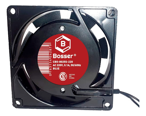 Turbina Cooler Fan Bosser Ac 220v 3 Pulgadas 80x25 Mm Buje