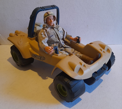 Gi Joe Figura 12 Con Vehiculo Buggy Hasbro 1996 (Usado)