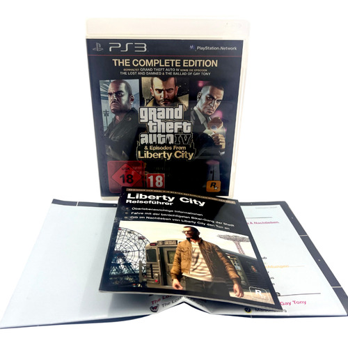 Jogo Mídia Física Ps3 - Gta Iv E Episodes From Liberty City (Usado)