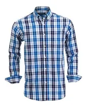 Comprar Camisas De Doble Bomba Para Hombre, 100% Algodon, Manga Larg
