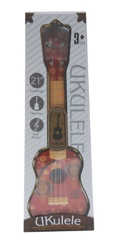 Ukelele Guitarra Infantil Juguete Diseño Retro Con Correa Ed