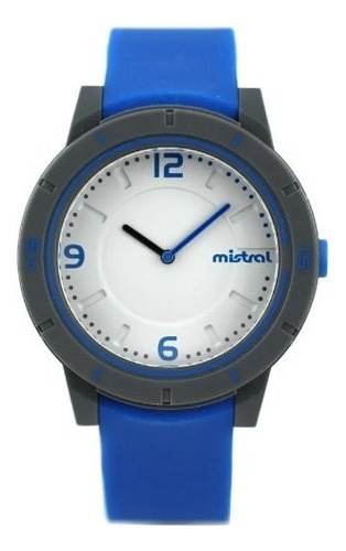 Reloj Mistral Hombre Gaw-1163-02 Color de la malla Azul Color del bisel Gris Color del fondo Blanco