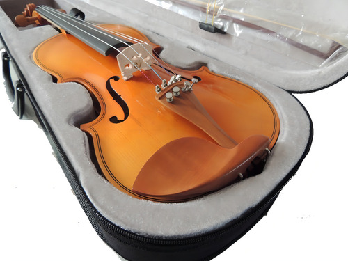 Violín Alto 4/4 Con Estuche, Arco Y Brea. Color Café