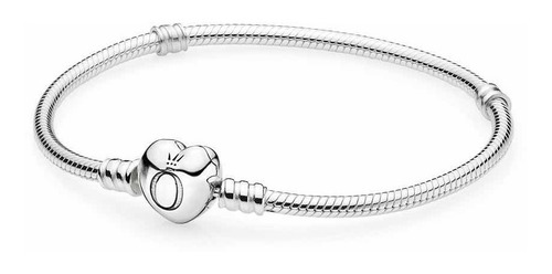 Imagen 2 de 4 de Pulsera Pandora Corazón 100% Original Para Charms