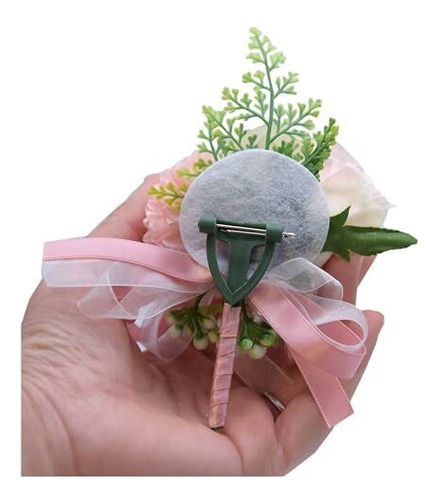 Juego De 2 Ramilletes De Muñeca De Flores De Rosa, Flor De