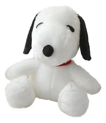 Peluche Mediano 40cm El Perro Snoopy Pachon Mejor Amigo Color Blanco