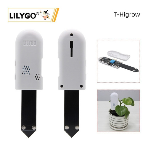 Sensor Temperatura Umidade Solo Wifi Lilygo Higrow (+ Case)