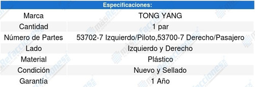 2-tolvas/loderas Salpicaderas Nissan Sentra (07-12)