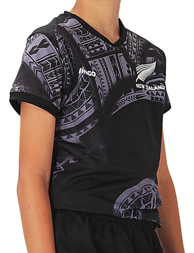 Camiseta Rugby All Blacks Maori Premium Imago / Del 8 Al 14