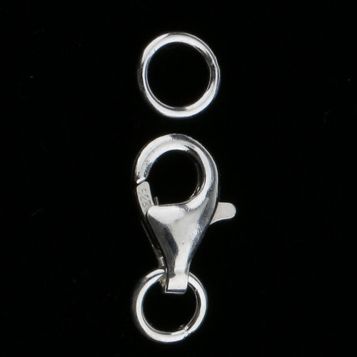 Aa 4 Piezas 925 Plata Broche De Langosta Diy Joyas Collares