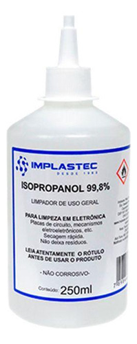 Álcool Isopropílico 250ml Com Bico Aplicador