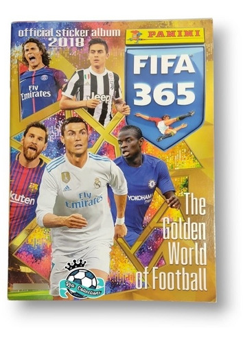 5 Álbums Vacíos Fifa 365 2018 Golden World Of Footbal Panini