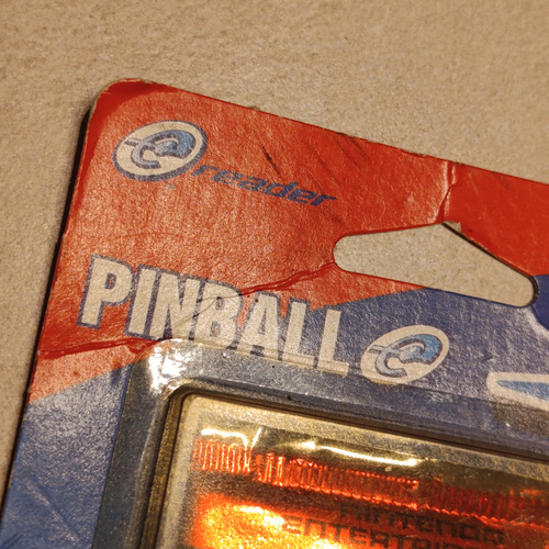 Gba Juego Pinball Para E Reader De Nintendo Game Boy Advance (Usado)