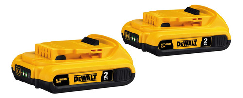 Dewalt Dcb203-2 20v 2 Baterías Compactas Xr De Iones De Li.