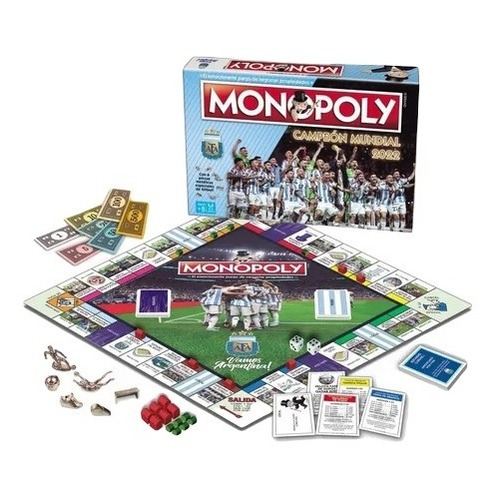 Imagen 1 de 1 de Juego de mesa Monopoly A.F.A campeones del mundo ToyCo 23001