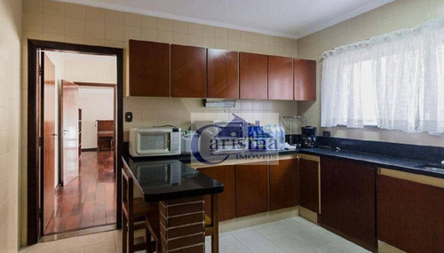 Sobrado Com 6 Dormitórios Para Alugar, 480 M² Por R$ 9.000,00/mês - Vila Bastos - Santo André/sp - So0772