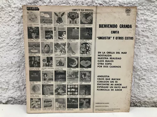 Lp Bienvenido Granda Angústia 1978 Ne