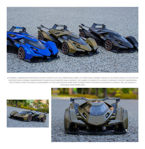Lamborghini V12 Vision Gran Turismo Coche Colección Regalos